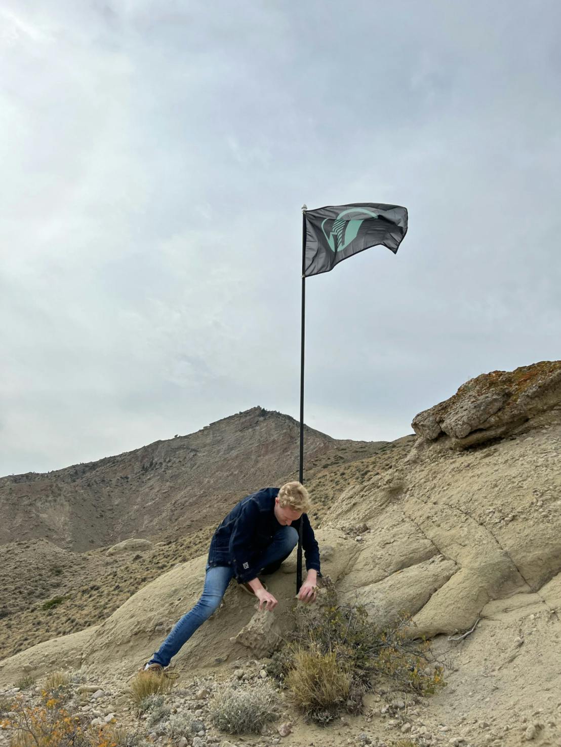 Scott Fitsimones earlier this year (2021) planting the CityDAO flag on the first plot of land formally acquired by a DAO in history. The 40 acre parcel in Wyoming served as proof of concept of DAOs ability to own meatspace assets, taking advantage of the novel Wyoming DAO Law. Image: CityDAO